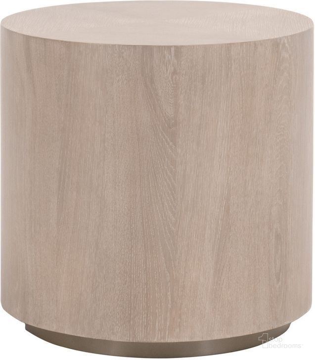 The appearance of District Natural Gray And Silver Roto Large End Table designed by Essentials For Living in the modern / contemporary interior design. This gray piece of furniture  was selected by 1StopBedrooms from District Collection to add a touch of cosiness and style into your home. Sku: 4609-L.NGO/SLV. Material: Metal. Product Type: End Table. Image1
