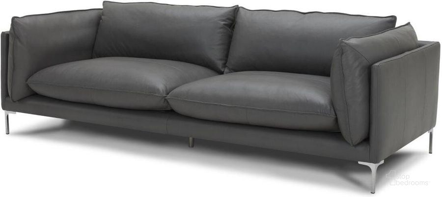 The appearance of Divani Casa Harvest Modern Grey Full Leather Sofa designed by VIG Furniture in the modern / contemporary interior design. This grey piece of furniture  was selected by 1StopBedrooms from Divani Casa Harvest Collection to add a touch of cosiness and style into your home. Sku: VGKKKF2627-L2925-SOFA. Material: Leather. Product Type: Sofa. Image1