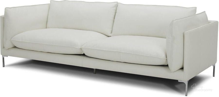 The appearance of Divani Casa Harvest Modern White Full Leather Sofa designed by VIG Furniture in the modern / contemporary interior design. This white piece of furniture  was selected by 1StopBedrooms from Divani Casa Harvest Collection to add a touch of cosiness and style into your home. Sku: VGKKKF2627-L2927-SOFA. Material: Leather. Product Type: Sofa. Image1