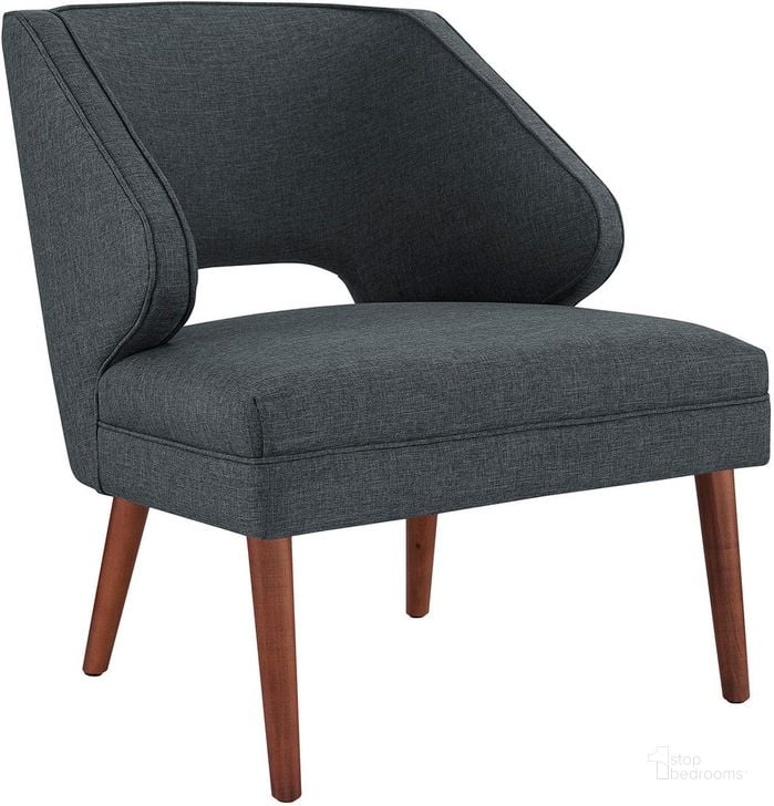 The appearance of Dock Upholstered Fabric Armchair In Gray designed by Modway in the modern / contemporary interior design. This gray piece of furniture  was selected by 1StopBedrooms from Dock Collection to add a touch of cosiness and style into your home. Sku: EEI-2149-GRY. Material: Wood. Product Type: Living Room Chair. Image1