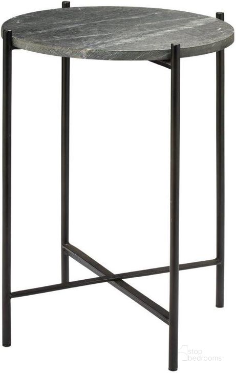 The appearance of Domain Black Side Table designed by Jamie Young Company in the transitional interior design. This black piece of furniture  was selected by 1StopBedrooms from Domain Collection to add a touch of cosiness and style into your home. Sku: 20DOMA-STBK. Product Type: Side Table. Material: Iron. Image1