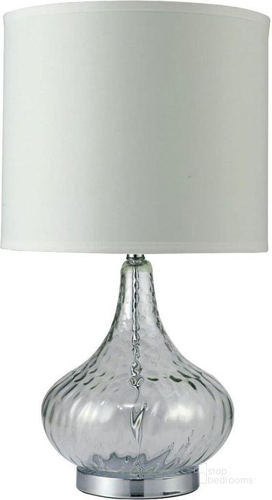 The appearance of Donna 15 Inch Height Glass Clear Table Lamp In Clear designed by Furniture of America in the modern / contemporary interior design. This clear piece of furniture  was selected by 1StopBedrooms from Donna Collection to add a touch of cosiness and style into your home. Sku: L731207CL. Material: Glass. Product Type: Table Lamp.