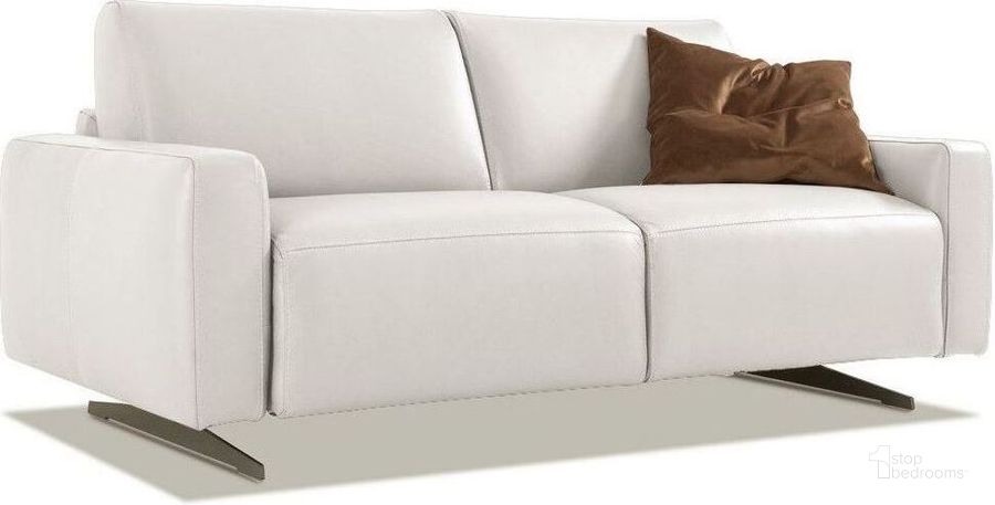 The appearance of Donna White Chic Leather Full Sofa Sleeper designed by Bellini Modern Living in the modern / contemporary interior design. This white piece of furniture  was selected by 1StopBedrooms from Donna Collection to add a touch of cosiness and style into your home. Sku: Donna WHT. Product Type: Sofa Sleeper.