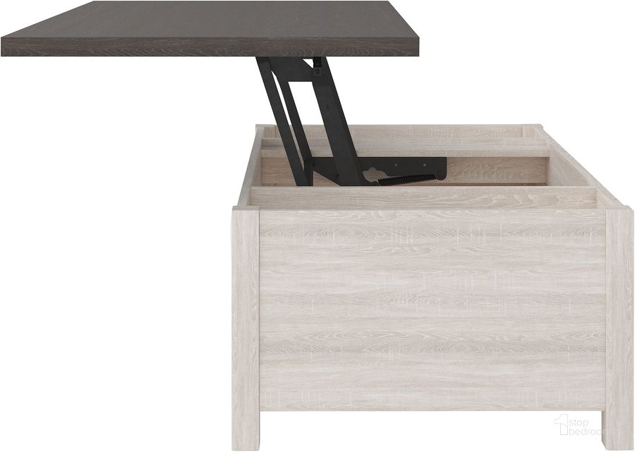 Dorrinson Two Tone Lift Top Coffee Table by Ashley Furniture