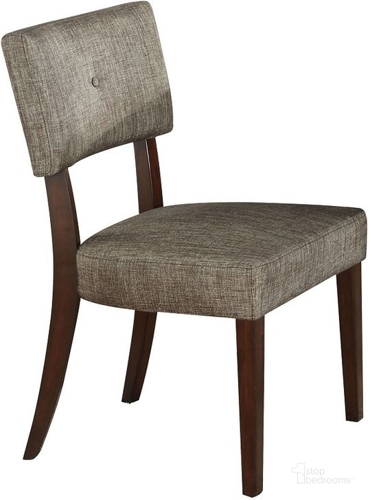 The appearance of Drake Side Chair (Set of 2) designed by ACME in the modern / contemporary interior design. This gray piece of furniture  was selected by 1StopBedrooms from Drake Collection to add a touch of cosiness and style into your home. Sku: 16252. Material: Fabric. Product Type: Side Chair. Image1
