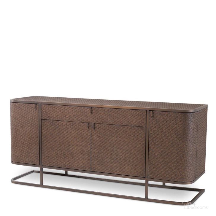 The appearance of Dresser Napa Valley Woven Oak Veneer designed by Eichholtz in the modern / contemporary interior design. This oak piece of furniture  was selected by 1StopBedrooms from Napa Collection to add a touch of cosiness and style into your home. Sku: 113396. Material: Wood. Product Type: Dresser. Image1