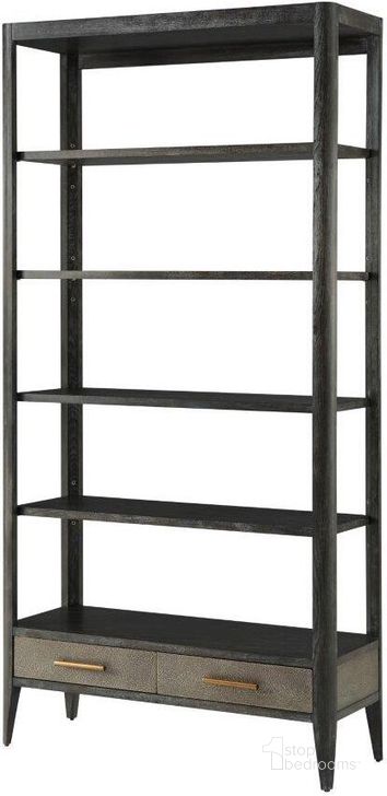 The appearance of Driscoll Shelving Etagere TAS63002.C078 designed by Theodore Alexander in the transitional interior design. This  piece of furniture  was selected by 1StopBedrooms from TA Studio No. 2 Collection to add a touch of cosiness and style into your home. Sku: TAS63002.C078. Material: Wood. Product Type: Etagere.