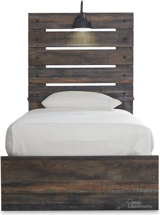 The appearance of Drystan Multi Twin Panel Bed with Two Underbed Storage designed by Signature Design by Ashley in the rustic / southwestern interior design. This multi piece of furniture  was selected by 1StopBedrooms from Drystan Collection to add a touch of cosiness and style into your home. Sku: B211-53;B211-52;B211-50;B211-50;B100-11. Bed Type: Storage Bed. Material: Wood. Product Type: Storage Bed. Bed Size: Twin. Image1