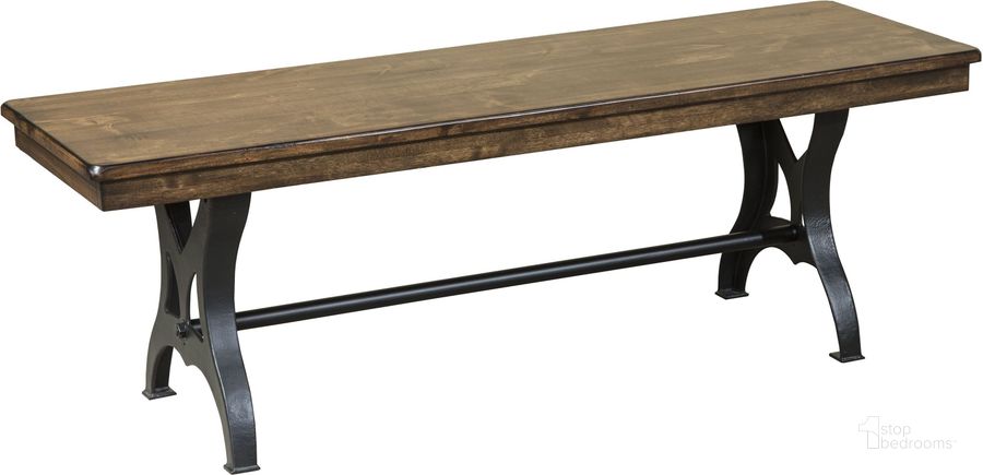 The appearance of District Rustic Copper Backless Dining Bench designed by Intercon in the rustic / southwestern interior design. This brown piece of furniture  was selected by 1StopBedrooms from District Collection to add a touch of cosiness and style into your home. Sku: DT-CH-5417B-CCR-RTA. Product Type: Dining Bench. Image1