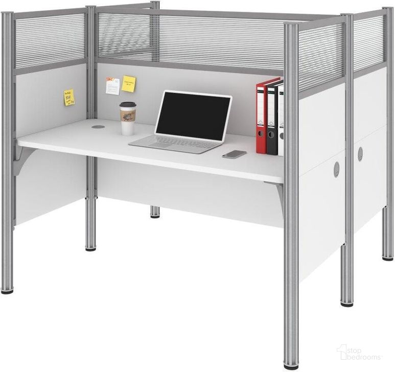 The appearance of Duana White Work Station Modular Office Furniture 0qb2207020 designed by FineForm in the modern / contemporary interior design. This white piece of furniture  was selected by 1StopBedrooms from Duana Collection to add a touch of cosiness and style into your home. Sku: 100870D-17. Material: Wood. Product Type: Work Station. Image1