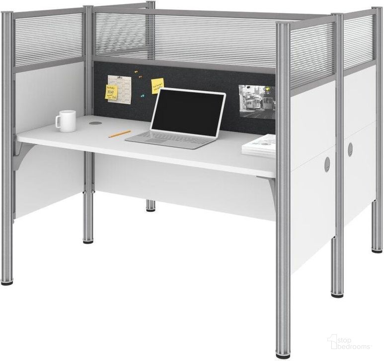 The appearance of Duana White Work Station Modular Office Furniture 0qb2207031 designed by FineForm in the modern / contemporary interior design. This white piece of furniture  was selected by 1StopBedrooms from Duana Collection to add a touch of cosiness and style into your home. Sku: 100870DG-17. Material: Wood. Product Type: Work Station. Image1