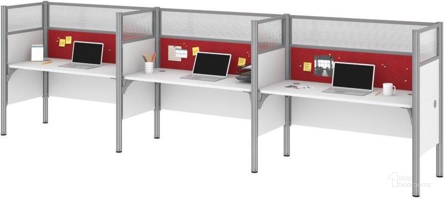 The appearance of Duana White Work Station Modular Office Furniture 0qb2207044 designed by FineForm in the modern / contemporary interior design. This white piece of furniture  was selected by 1StopBedrooms from Duana Collection to add a touch of cosiness and style into your home. Sku: 100872DR-17. Material: Wood. Product Type: Work Station. Image1