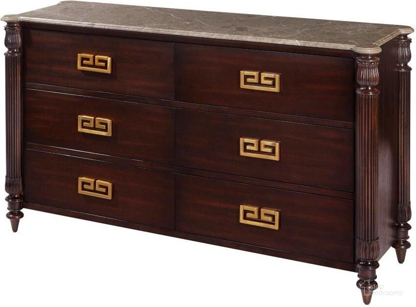 The appearance of Duane Marble Commode designed by Theodore Alexander in the modern / contemporary interior design. This  piece of furniture  was selected by 1StopBedrooms from Alexa Hampton Collection to add a touch of cosiness and style into your home. Sku: AXH60013.C105. Material: Wood. Product Type: Chest.