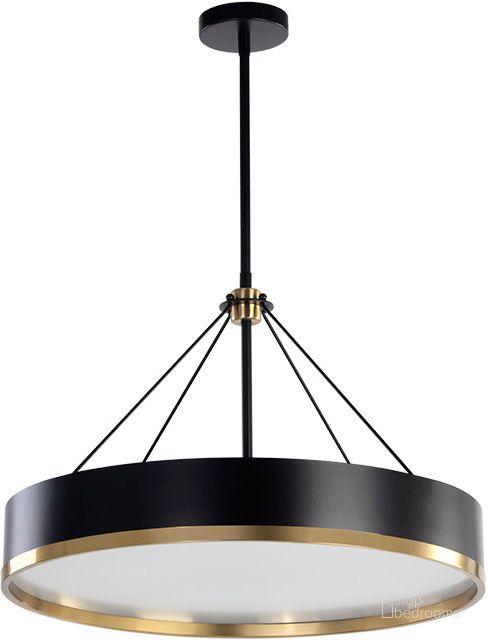 The appearance of Dudley Chandelier designed by Sunpan in the modern / contemporary interior design. This black piece of furniture  was selected by 1StopBedrooms from Dudley Collection to add a touch of cosiness and style into your home. Sku: 106791. Product Type: Chandelier. Material: Iron. Image1