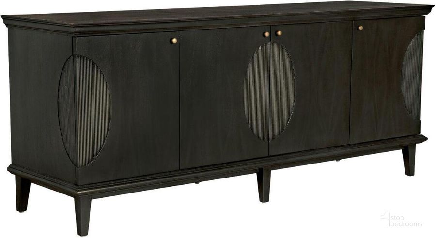 The appearance of Dumont Sideboard designed by Noir in the transitional interior design. This pale piece of furniture  was selected by 1StopBedrooms from  to add a touch of cosiness and style into your home. Sku: GCON214P. Product Type: Sideboard. Material: Wood Veneer. Image1