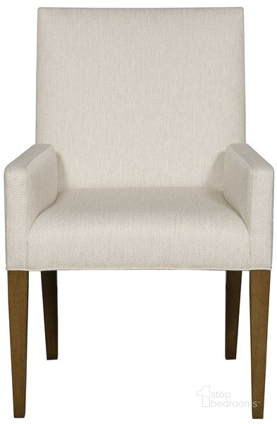 The appearance of Dune Dining Chair In Cream designed by Vanguard Furniture in the transitional interior design. This cream piece of furniture  was selected by 1StopBedrooms from Dune Collection to add a touch of cosiness and style into your home. Sku: TV1008A. Product Type: Dining Chair. Material: Upholstery. Image1