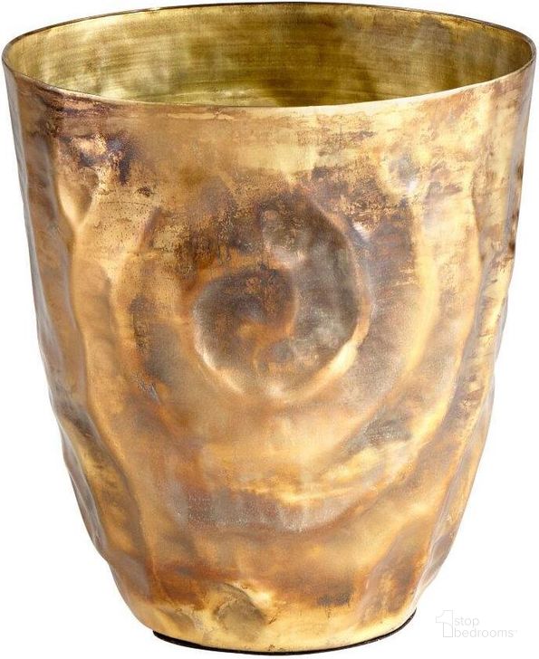 The appearance of Dutchess Gold Small Vase designed by Cyan Design in the modern / contemporary interior design. This gold piece of furniture  was selected by 1StopBedrooms from Dutchess Collection to add a touch of cosiness and style into your home. Sku: 09951. Material: Aluminum. Product Type: Vase.