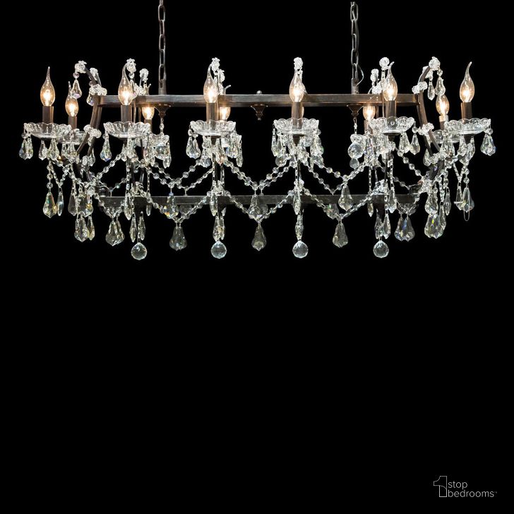 The appearance of Earle Black Chandelier Lighting 0qb24415359 designed by Windsor Home in the modern / contemporary interior design. This black piece of furniture  was selected by 1StopBedrooms from Earle Collection to add a touch of cosiness and style into your home. Sku: LT-CH956-12BLK. Product Type: Chandelier. Image1