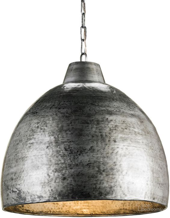The appearance of Earthshine Large Steel Pendant In Black designed by Currey & Company in the modern / contemporary interior design. This black piece of furniture  was selected by 1StopBedrooms from Earthshine Collection to add a touch of cosiness and style into your home. Sku: 9782. Product Type: Pendant Lighting. Material: Iron. Image1