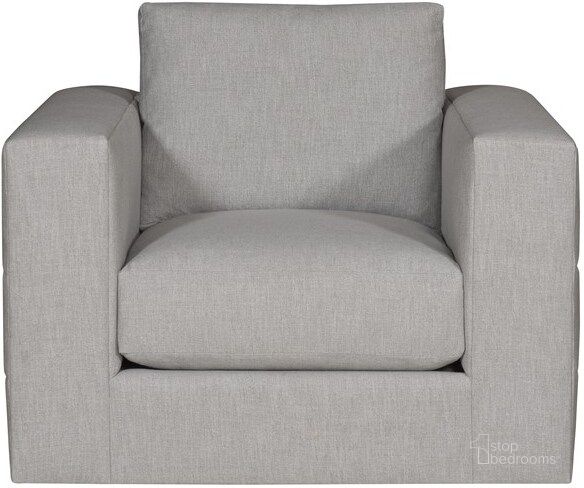 The appearance of Ease Swivel Chair In Gray designed by Vanguard Furniture in the modern / contemporary interior design. This gray piece of furniture  was selected by 1StopBedrooms from Ease Collection to add a touch of cosiness and style into your home. Sku: T2V158-SW. Product Type: Swivel Chair. Material: Upholstery. Image1