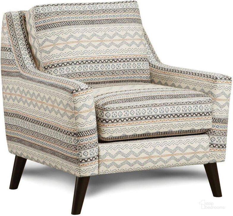 The appearance of Eastleigh Tribal Accent Chair In Multi designed by Furniture of America in the transitional interior design. This multi piece of furniture  was selected by 1StopBedrooms from Eastleigh Collection to add a touch of cosiness and style into your home. Sku: SM8186-CH-PT. Material: Wood. Product Type: Accent Chair.