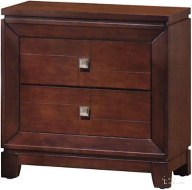 The appearance of Easton Cherry Nightstand designed by Picket House in the transitional interior design. This brown piece of furniture  was selected by 1StopBedrooms from Easton Collection to add a touch of cosiness and style into your home. Sku: LN600NSO. Material: Wood. Product Type: Nightstand. Image1