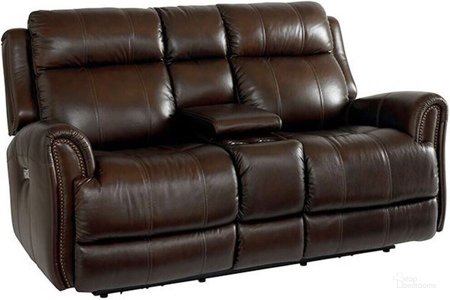 The appearance of Eclipse Florence Brown Power Reclining Loveseat designed by Parker House in the modern / contemporary interior design. This brown piece of furniture  was selected by 1StopBedrooms from Eclipse Collection to add a touch of cosiness and style into your home. Sku: MECL#822PH-FBR. Product Type: Reclining Loveseat. Image1