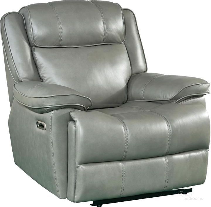 The appearance of Eclipse Florence Heron Power Recliner designed by Parker House in the modern / contemporary interior design. This gray piece of furniture  was selected by 1StopBedrooms from Eclipse Collection to add a touch of cosiness and style into your home. Sku: MECL#812PH-FHE. Product Type: Recliner. Image1