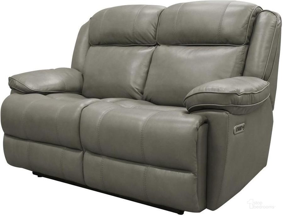 The appearance of Eclipse Florence Heron Power Reclining Loveseat designed by Parker House in the modern / contemporary interior design. This gray piece of furniture  was selected by 1StopBedrooms from Eclipse Collection to add a touch of cosiness and style into your home. Sku: MECL#822PH-FHE. Product Type: Reclining Loveseat. Image1