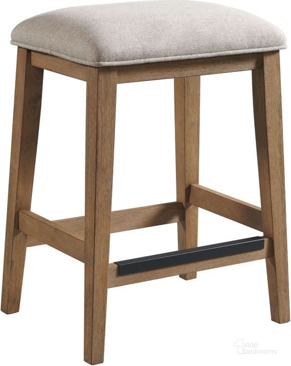 The appearance of Eden Dune 24 Inch Backless Bar Stool designed by Intercon in the industrial interior design. This gray piece of furniture  was selected by 1StopBedrooms from Eden Collection to add a touch of cosiness and style into your home. Sku: ED-BS-65C-DNE-K24. Product Type: Barstool. Image1