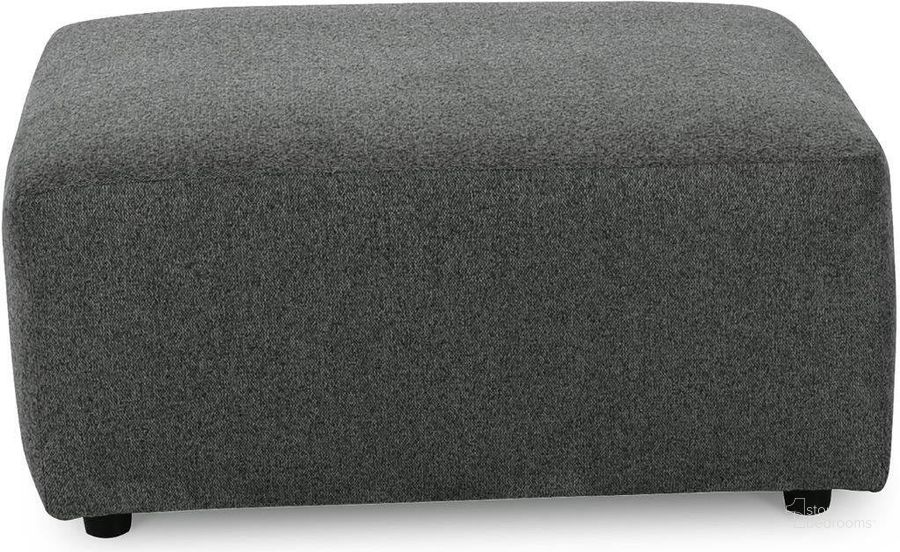 The appearance of Edenfield Oversized Accent Ottoman In Charcoal designed by Signature Design by Ashley in the modern / contemporary interior design. This charcoal piece of furniture  was selected by 1StopBedrooms from Edenfield Collection to add a touch of cosiness and style into your home. Sku: 2900308. Material: Fabric. Product Type: Ottoman. Image1