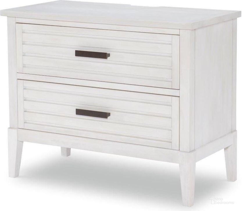 The appearance of Edgewater Sand Dollar Bachelors Chest designed by Legacy Classic in the coastal interior design. This white piece of furniture  was selected by 1StopBedrooms from Edgewater Collection to add a touch of cosiness and style into your home. Sku: 1313-3200. Product Type: Chest. Material: Wood Veneer. Image1