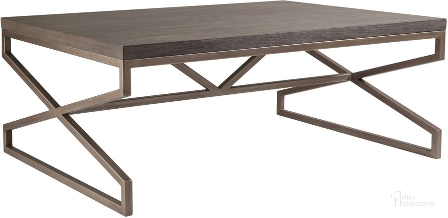 The appearance of Edict Grigio Rectangular Cocktail Table designed by Artistica Home in the industrial interior design. This brown piece of furniture  was selected by 1StopBedrooms from Edict Collection to add a touch of cosiness and style into your home. Sku: 01-2088-945-41. Product Type: Cocktail Table. Image1