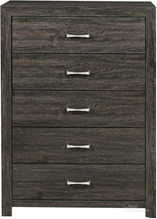 The appearance of Edina Dary Gray Chest designed by Homelegance in the modern / contemporary interior design. This black piece of furniture  was selected by 1StopBedrooms from Edina Collection to add a touch of cosiness and style into your home. Sku: 2145NP-9. Material: Wood. Product Type: Chest. Image1