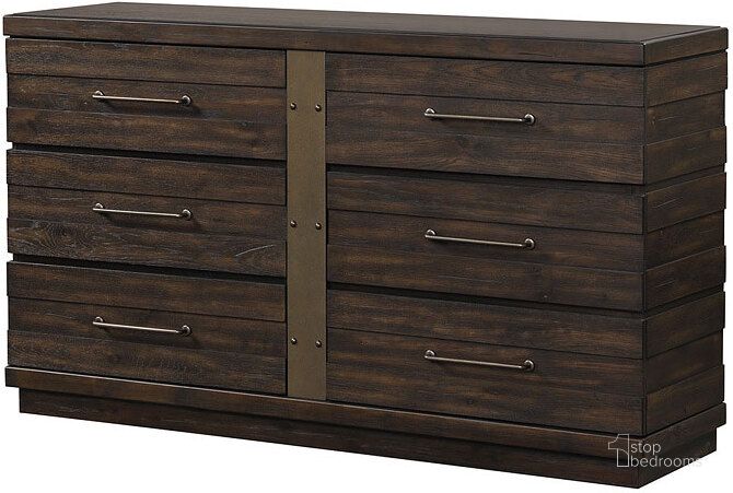 The appearance of Edison Dresser designed by Bernards in the modern / contemporary interior design. This ebony piece of furniture  was selected by 1StopBedrooms from Edison Collection to add a touch of cosiness and style into your home. Sku: 1827-130. Product Type: Dresser. Material: Pine. Image1