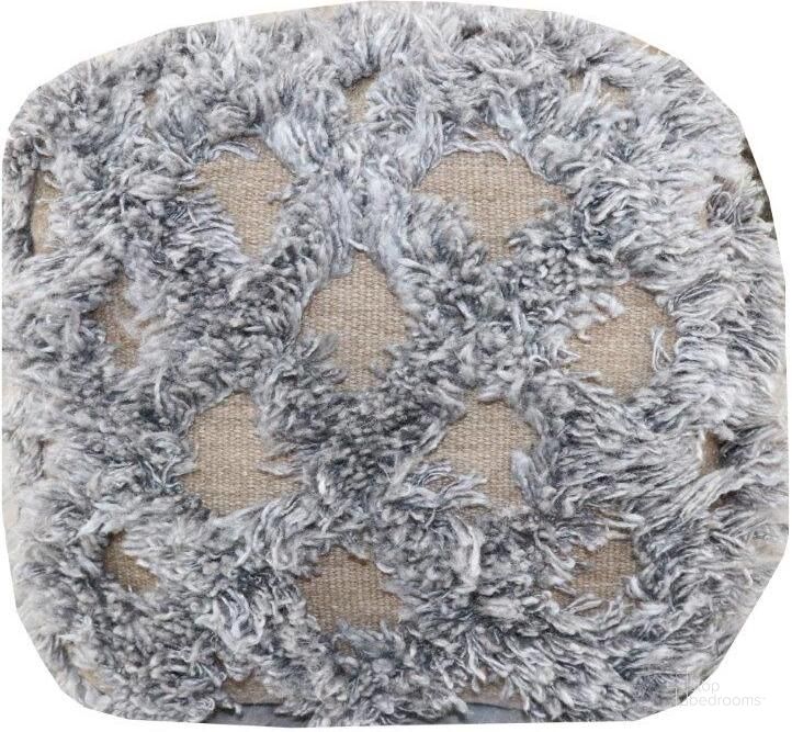 The appearance of Egan Pouf designed by Moti in the modern / contemporary interior design. This taupe piece of furniture  was selected by 1StopBedrooms from Egan Collection to add a touch of cosiness and style into your home. Sku: 54011023. Product Type: Ottoman. Material: Cotton.