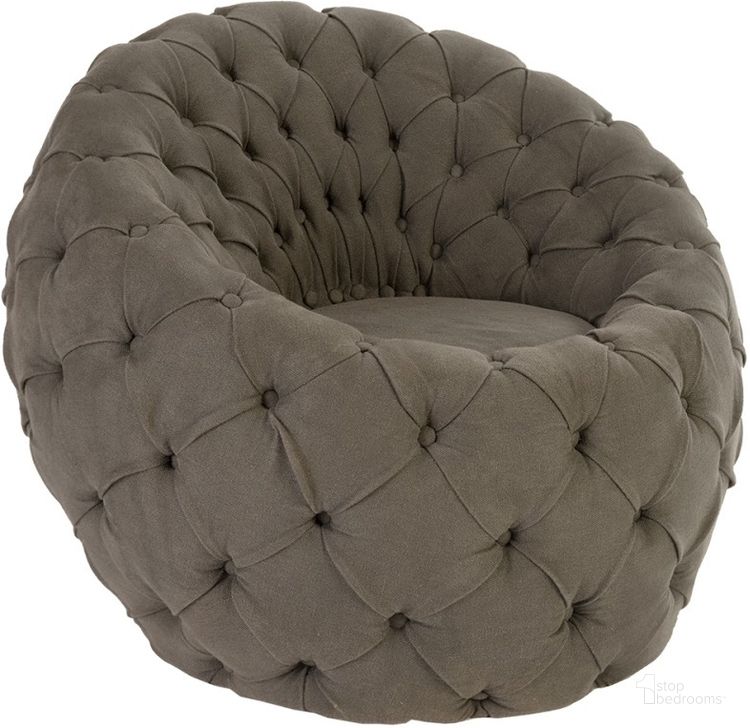 The appearance of Egg Chair PH79077 designed by Phillips Collection in the modern / contemporary interior design. This grey piece of furniture  was selected by 1StopBedrooms from  to add a touch of cosiness and style into your home. Sku: PH79077. Material: Fabric. Product Type: Dining Chair. Image1