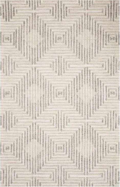 The appearance of Ehren Grey/Silver Rug EHREEHR-02GYSI160S designed by Loloi Rugs in the modern / contemporary interior design. This grey and silver piece of furniture  was selected by 1StopBedrooms from Ehren Collection to add a touch of cosiness and style into your home. Sku: EHREEHR-02GYSI160S. Material: Wool. Product Type: Rug. Image1
