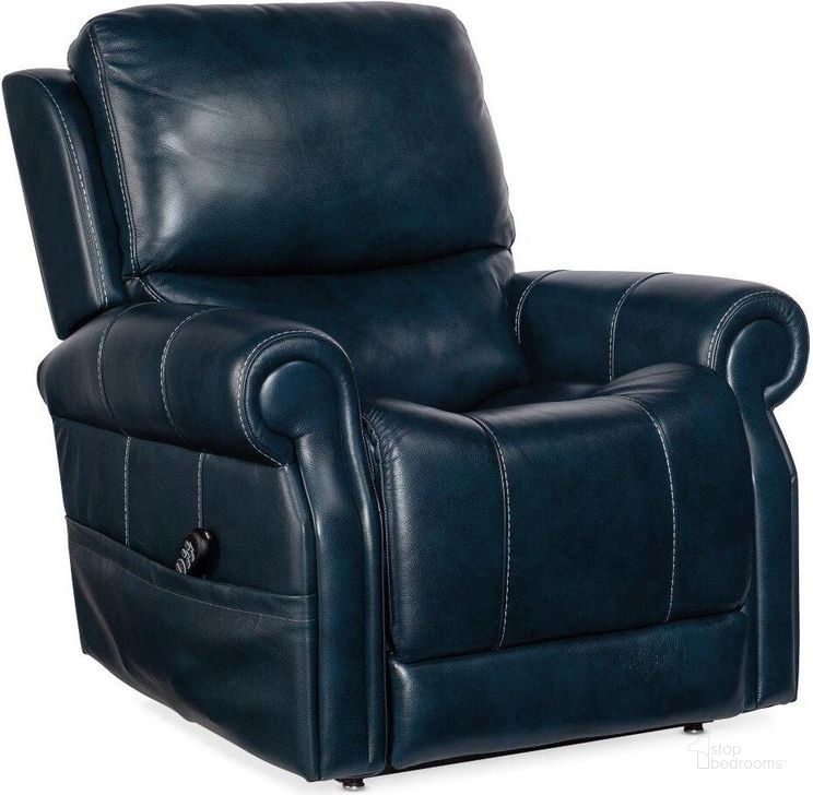 The appearance of Eisley Power Recliner With Ph And Lumbar And Lift RC602-PHLL4-049 designed by Hooker in the transitional interior design. This black piece of furniture  was selected by 1StopBedrooms from RC Collection to add a touch of cosiness and style into your home. Sku: RC602-PHLL4-049. Material: Leather. Product Type: Recliner. Image1