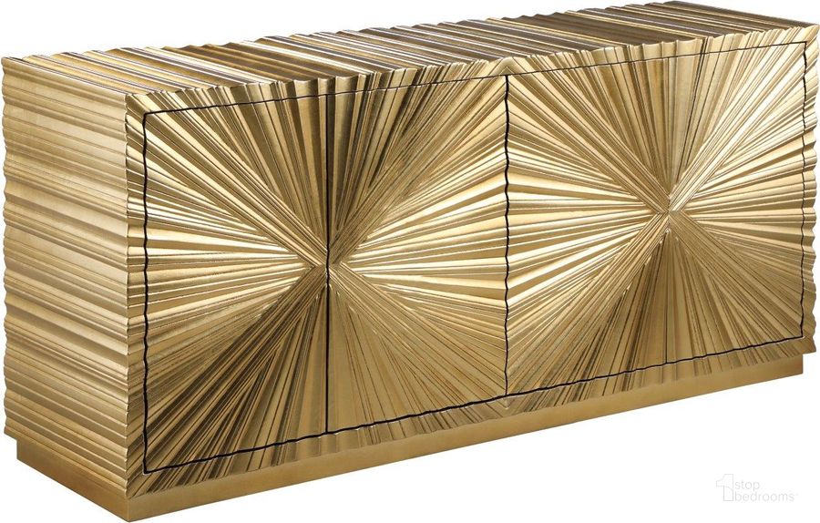 The appearance of Elbridge Gold Servers, Sideboard & Buffet designed by Furnique in the modern / contemporary interior design. This gold piece of furniture  was selected by 1StopBedrooms from Elbridge Collection to add a touch of cosiness and style into your home. Sku: 324. Material: Wood. Product Type: Buffets, Sideboards and Server. Image1