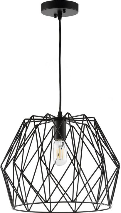 The appearance of Electra Black Pendant designed by Safavieh in the industrial interior design. This black piece of furniture  was selected by 1StopBedrooms from Safavieh PND Collection to add a touch of cosiness and style into your home. Sku: PND4033A. Product Type: Pendant Lighting. Image1