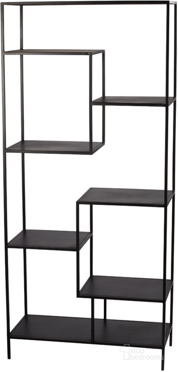 The appearance of Element Etagere designed by Jamie Young Company in the modern / contemporary interior design. This black piece of furniture  was selected by 1StopBedrooms from Element Collection to add a touch of cosiness and style into your home. Sku: 20ELEM-ETBK. Product Type: Etagere. Material: Iron. Image1