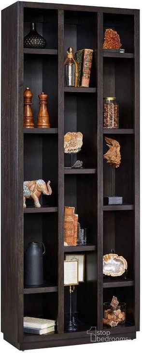 The appearance of Eleven Shelf Open Storage Bookcase Curio designed by Pulaski in the transitional interior design. This brown piece of furniture  was selected by 1StopBedrooms from  to add a touch of cosiness and style into your home. Sku: P021739. Material: Wood. Product Type: Curio. Image1
