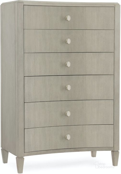 The appearance of Elixir 6 Drawer Drawer Chest designed by Hooker in the modern / contemporary interior design. This gray piece of furniture  was selected by 1StopBedrooms from Elixir Collection to add a touch of cosiness and style into your home. Sku: 5990-90010-LTWD. Material: Wood. Product Type: Chest. Image1