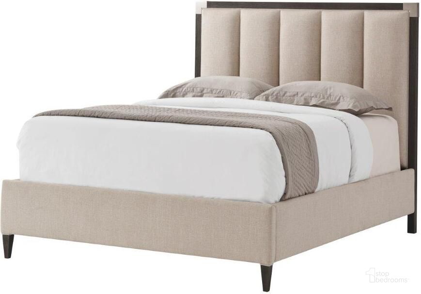 The appearance of Embassy US Queen Bed TAS82002.1AXB designed by Theodore Alexander in the transitional interior design. This  piece of furniture  was selected by 1StopBedrooms from TA Studio No. 1 Collection to add a touch of cosiness and style into your home. Sku: TAS82002.1AXB. Bed Type: Panel Bed. Material: Upholstered. Product Type: Panel Bed. Bed Size: Queen.