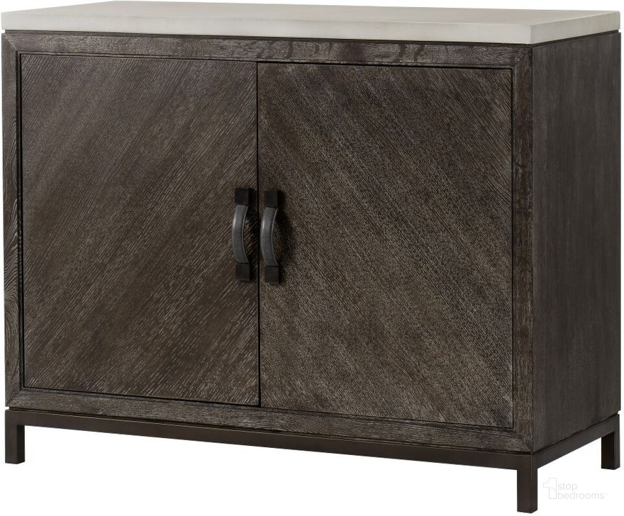 The appearance of Emerson 2-Door Credenza In Brown designed by Sonder Living in the modern / contemporary interior design. This brown piece of furniture  was selected by 1StopBedrooms from Emerson Collection to add a touch of cosiness and style into your home. Sku: FG0804172. Material: Wood. Product Type: Credenza. Image1