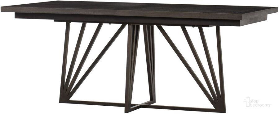 The appearance of Emerson 72 Inch Extendable Dining Table In Brown designed by Sonder Living in the modern / contemporary interior design. This brown piece of furniture  was selected by 1StopBedrooms from Emerson Collection to add a touch of cosiness and style into your home. Sku: FG0801331. Table Base Style: Trestle. Material: Wood. Product Type: Dining Table. Table Top Shape: Rectangular. Size: 72". Image1