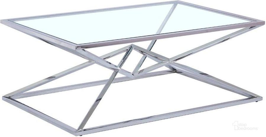 The appearance of Emerson Silver Glass Coffee Table designed by Best Master Furniture in the modern / contemporary interior design. This silver piece of furniture  was selected by 1StopBedrooms from Emerson Collection to add a touch of cosiness and style into your home. Sku: E90SC. Material: Glass. Product Type: Coffee Table. Image1