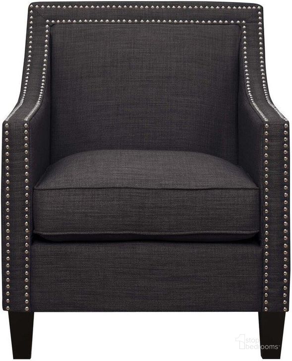 The appearance of Emery Charcoal Chair designed by Picket House in the transitional interior design. This charcoal piece of furniture  was selected by 1StopBedrooms from Emery Collection to add a touch of cosiness and style into your home. Sku: UER090100CA. Material: Wood. Product Type: Living Room Chair. Image1