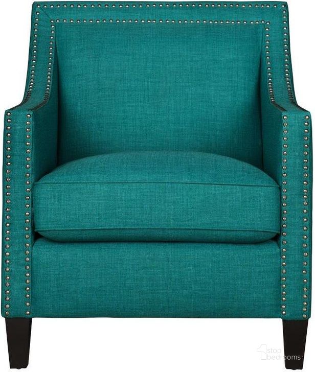 The appearance of Emery Teal Chair designed by Picket House in the transitional interior design. This teal piece of furniture  was selected by 1StopBedrooms from Emery Collection to add a touch of cosiness and style into your home. Sku: UER087100CA. Material: Wood. Product Type: Living Room Chair. Image1